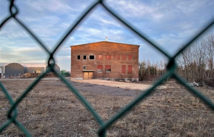 Byggnad från gamla kopparverket i Oskarshamn